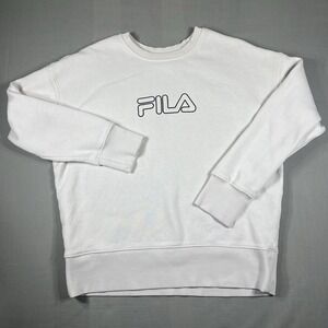 Fila Womens Active Sweaters Size-S, Color: White/Black